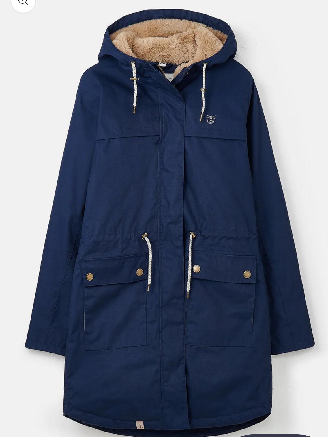 Lighthouse Isobel coat in navy.
