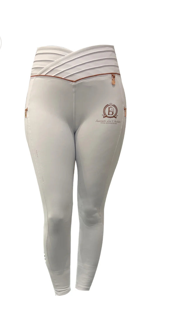 Bloomfields Maya riding tights / leggings in white.