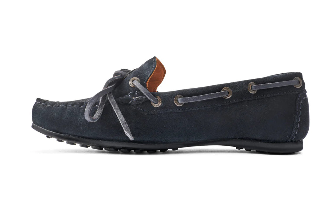 Moretta Sofia Moccasins shoes in navy