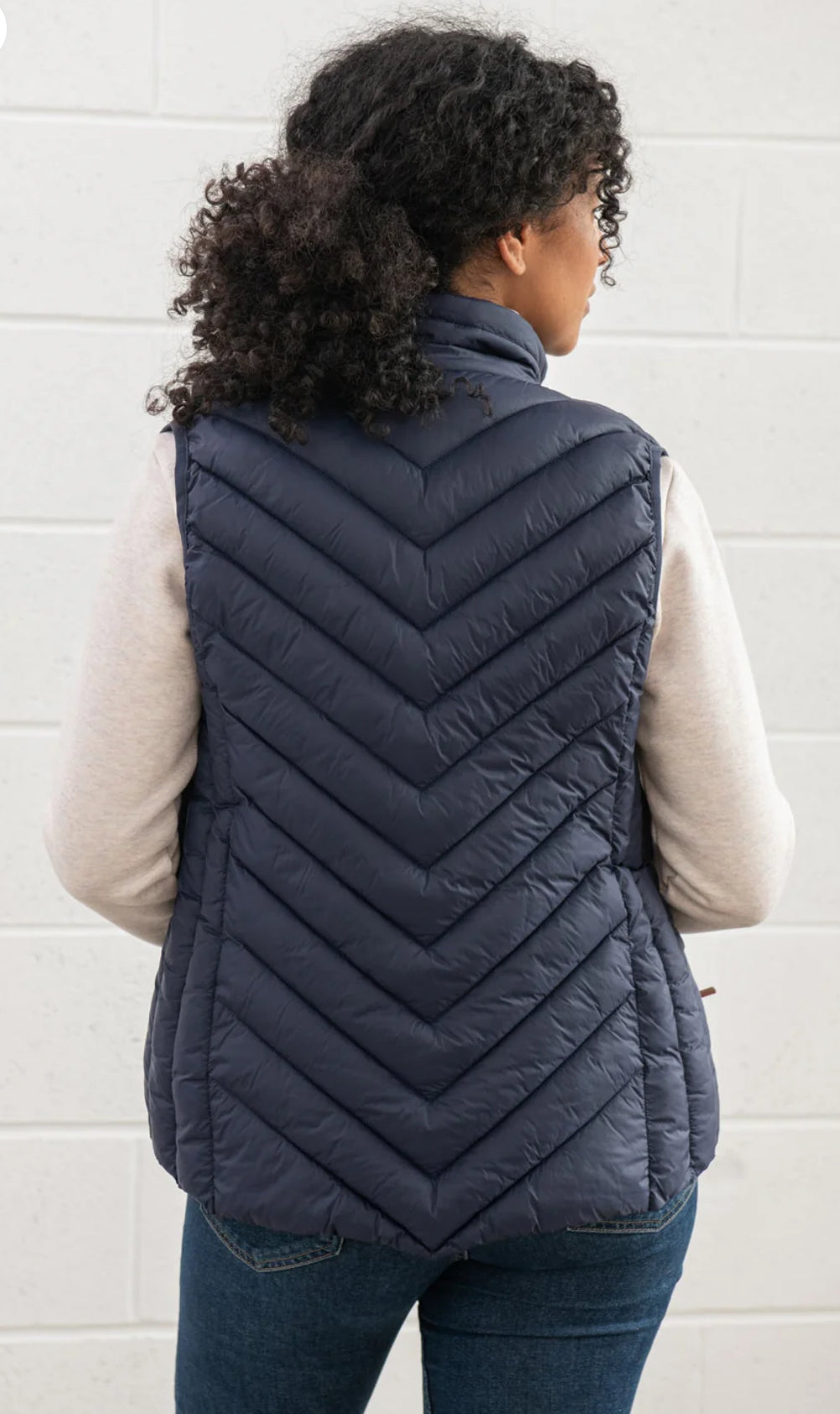 Lighthouse Laurel Gilet in Navy