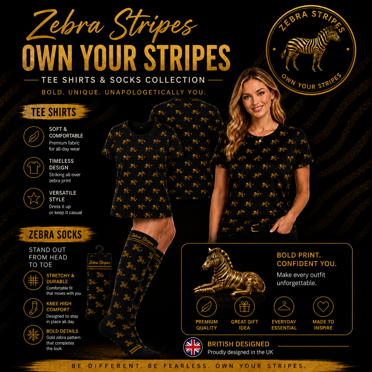 Zebra Stripes tee-shirt