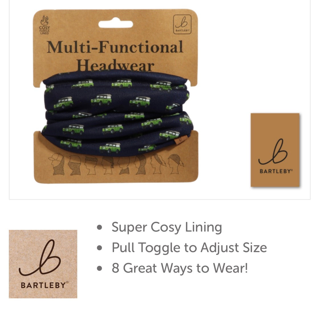 Bartleby Multi-Functional neck warmer - Land Rover