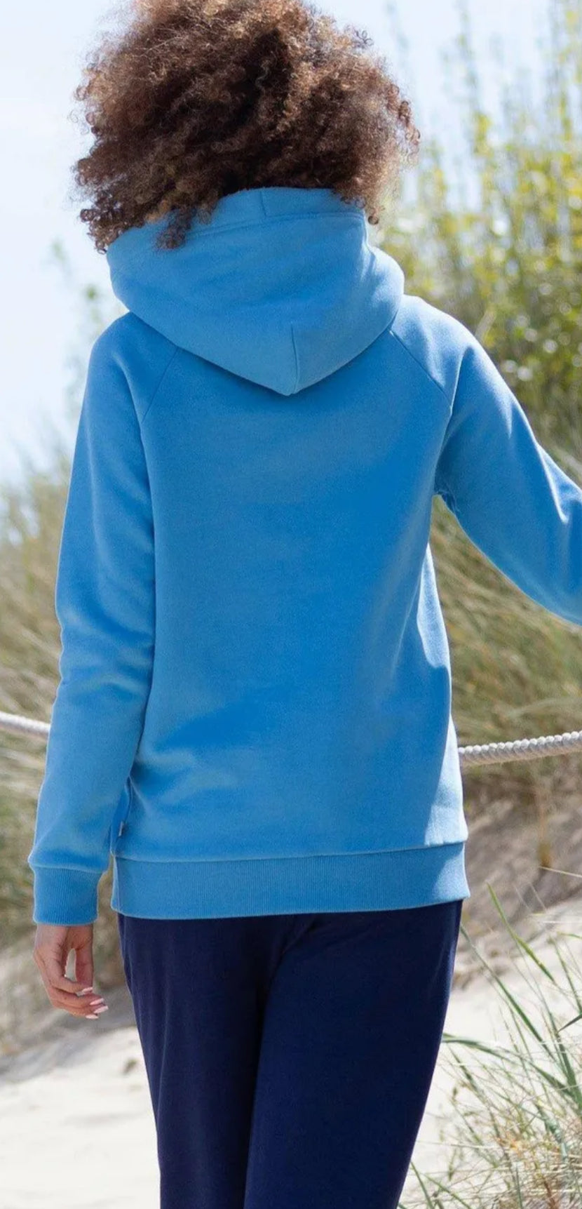 Kite South Beach Hooded Sweatshirt in French Blue.