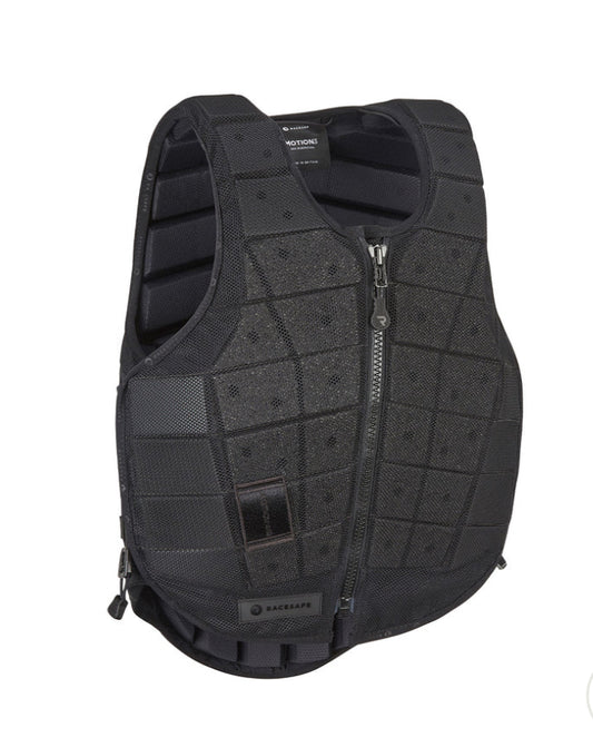 Racesafe Motion3 body protector in black.