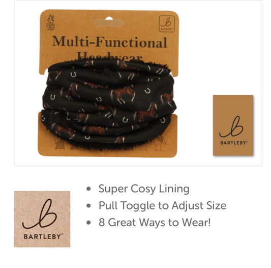 Bartleby Multi-Functional Headwear - horse.