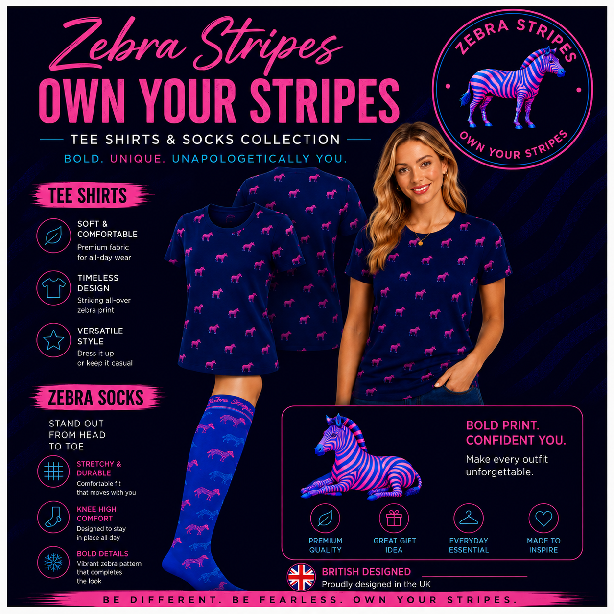 Zebra Stripes tee-shirt