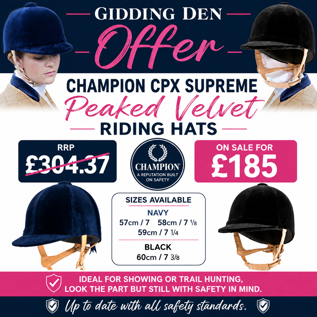 Champion CPX Supreme Riding Hat.